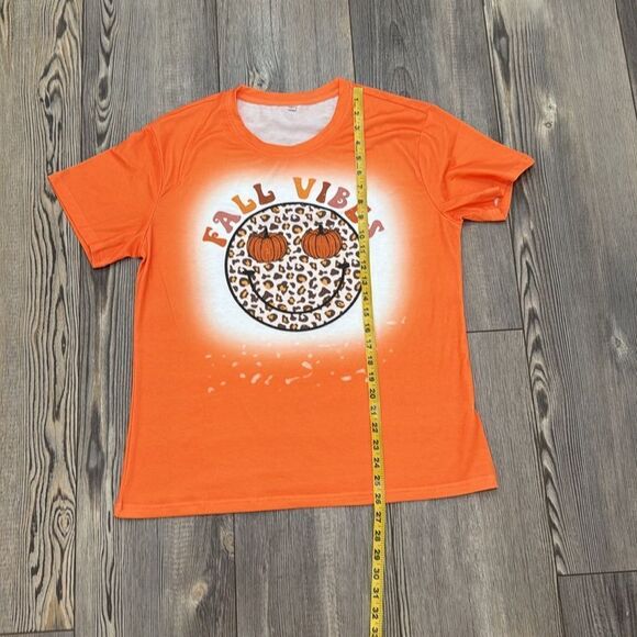 Orange Fall Vibes boutique shirt - Picture 4 of 5
